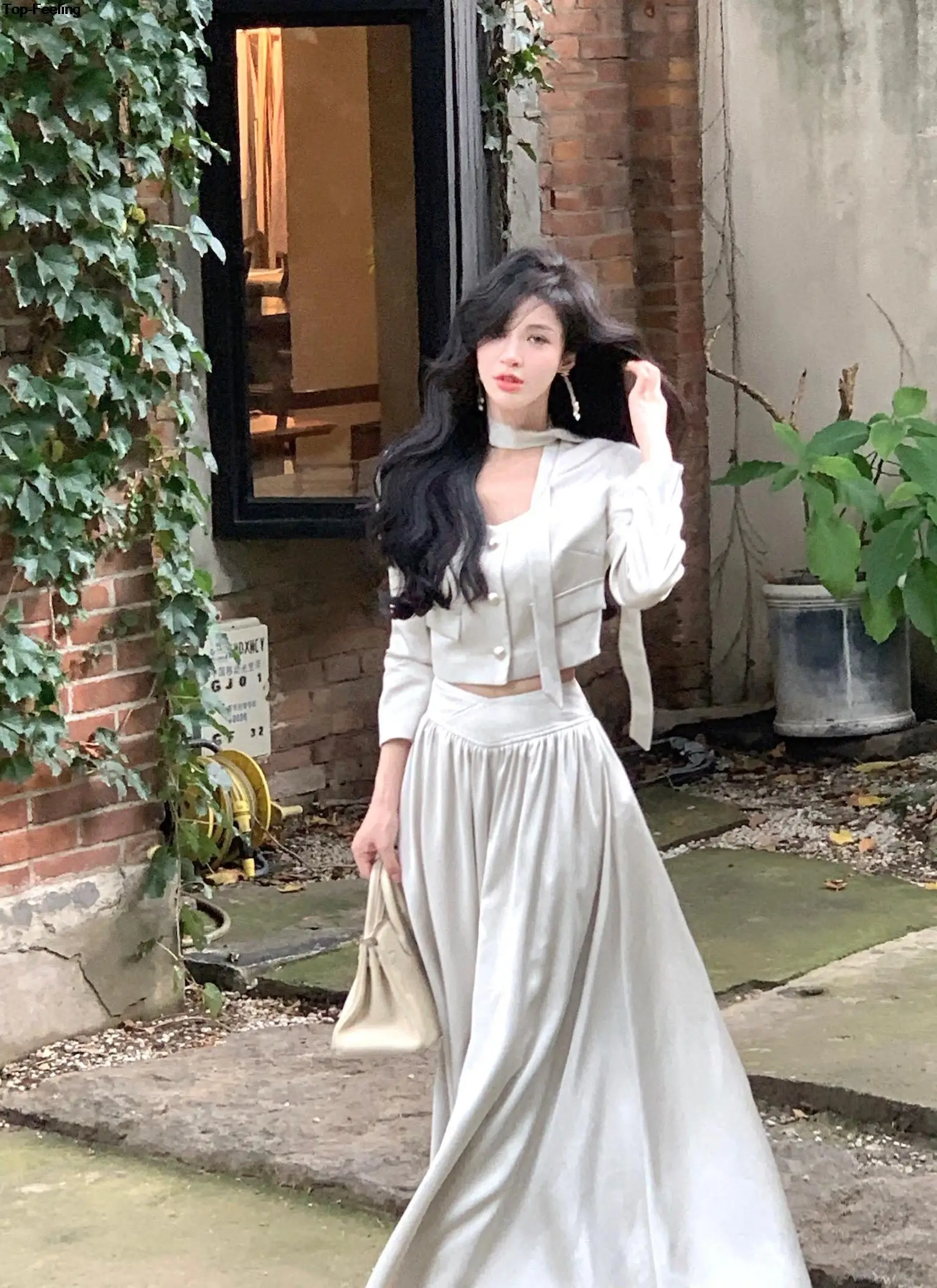 Autumn New Elegant Skirt 2 Piece Sets for Women's Korean Fashion Button Blazer High Waist A-line Skirts Suit Y2k Outfits Clothes 26 Autumn New Elegant Skirt 2 Piece Sets for Women's Korean Fashion Button Blazer High Waist A-line Skirts Suit Y2k Outfits Clothes