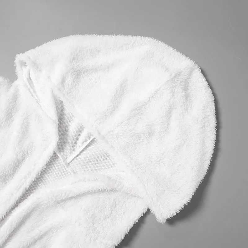 Ootddress Solid Loose Trench Coat For Women Lace Up Casual Hooded Wrap Coats Women's Street Fashion Winter Warm Coat Femme 2025 New