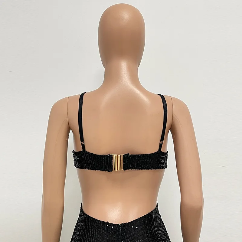 Sexy Hollow High Waist Slit Evening Dress Fashion Sequined Backless Sleeveless Elegant Party Dresses Solid Long Graduation Dress 112 Sexy Hollow High Waist Slit Evening Dress Fashion Sequined Backless Sleeveless Elegant Party Dresses Solid Long Graduation Dress