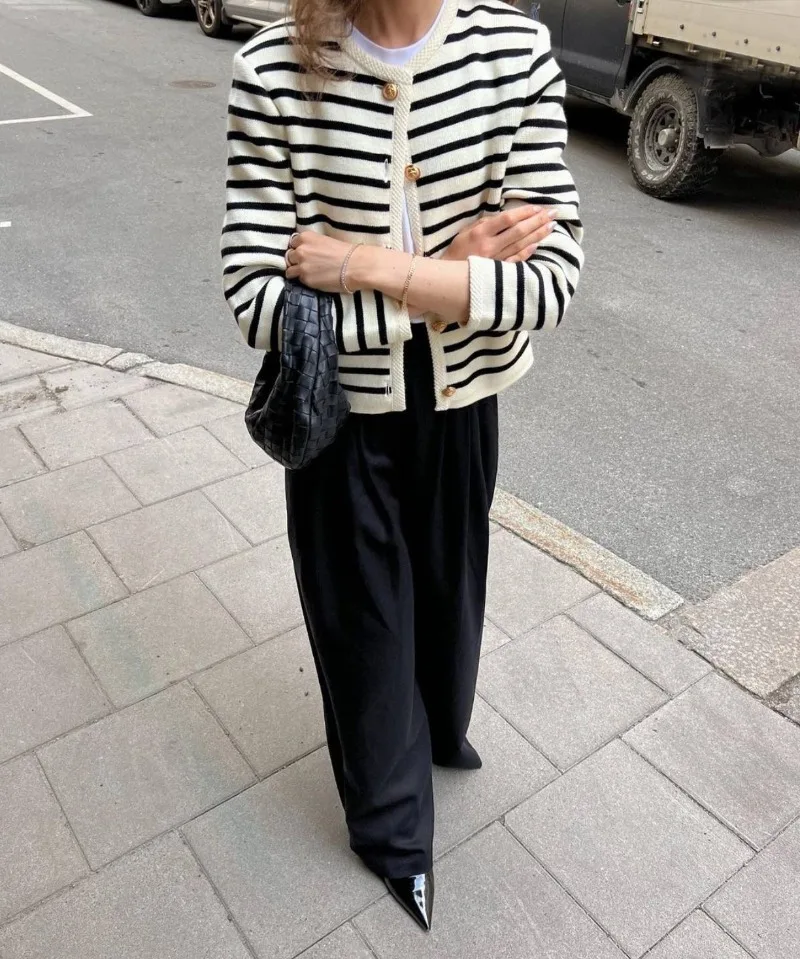 Ootddress Knitted Shorts 2 Piece Sets Womens Outfits Casual Loose Cardigan Sweater Woman Winter Street High Waist Short Suits Women