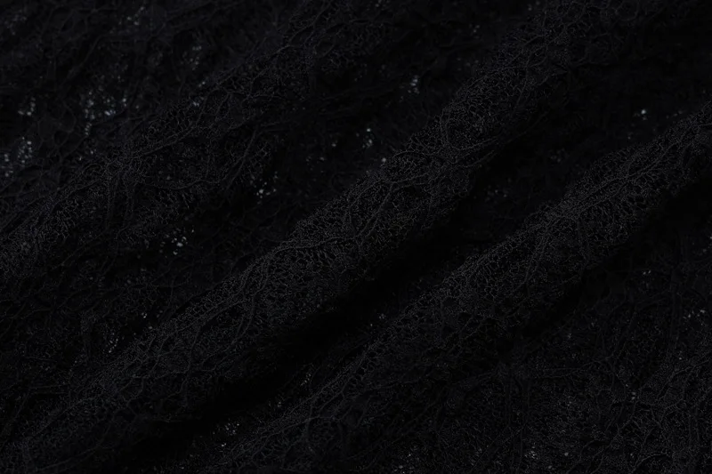 Fantoye Sexy See Through Lace Women Dress Black Spaghetti Strap Print Floral Dress Female 2025 Summer New Elegant Party Clubwear