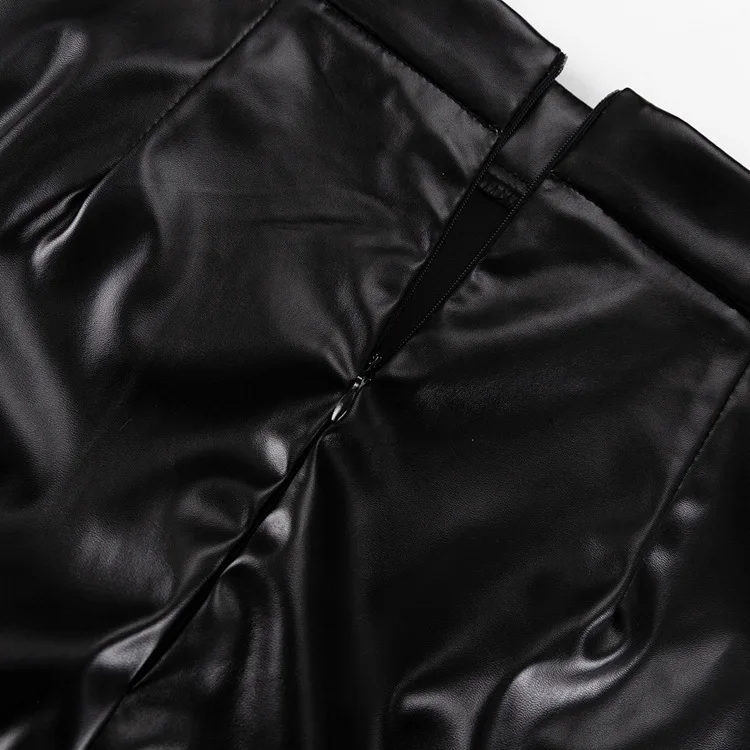 Ootddress Black Pu Maxi Skirt 2 Piece-Set Women Slim Patchwork Elegant Pocket Fashion High Street Clothes Ladies Long Skirt Sets New 17 Ootddress Black Pu Maxi Skirt 2 Piece-Set Women Slim Patchwork Elegant Pocket Fashion High Street Clothes Ladies Long Skirt Sets New