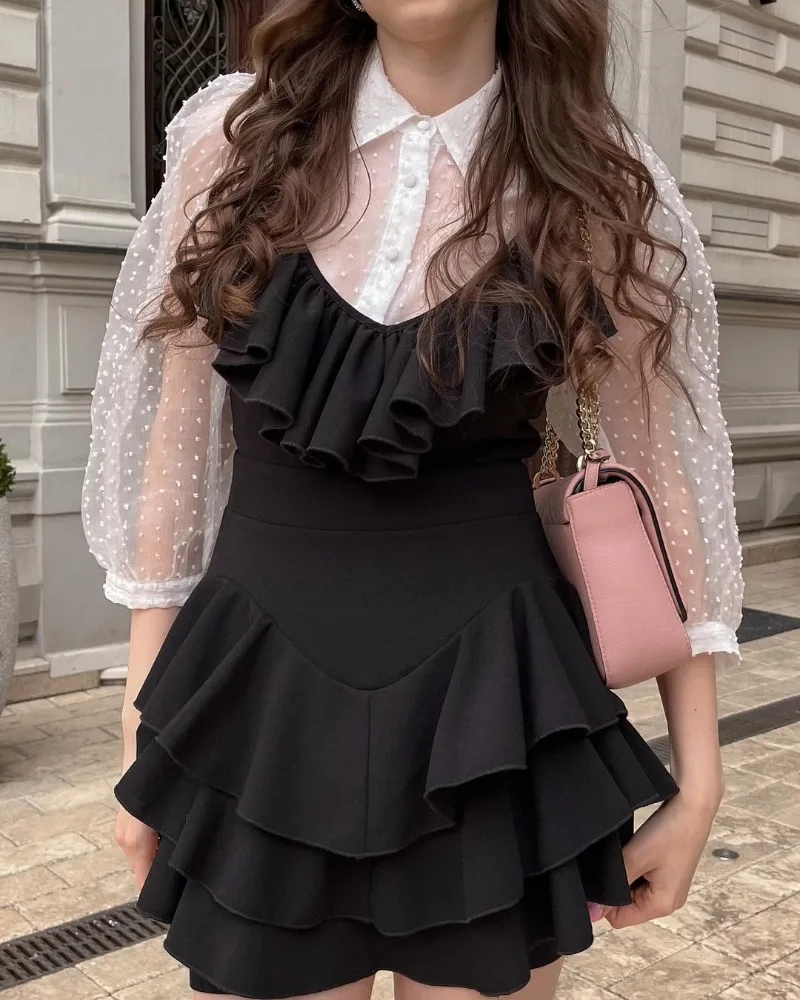 Ootddress Deep V Neck Beach Dress Women 2025 Summer Slim Pleated Ruffle Dresses Ladies Holiday Sexy Backless Maxi Dresses For Women 7 Ootddress Deep V Neck Beach Dress Women 2025 Summer Slim Pleated Ruffle Dresses Ladies Holiday Sexy Backless Maxi Dresses For Women