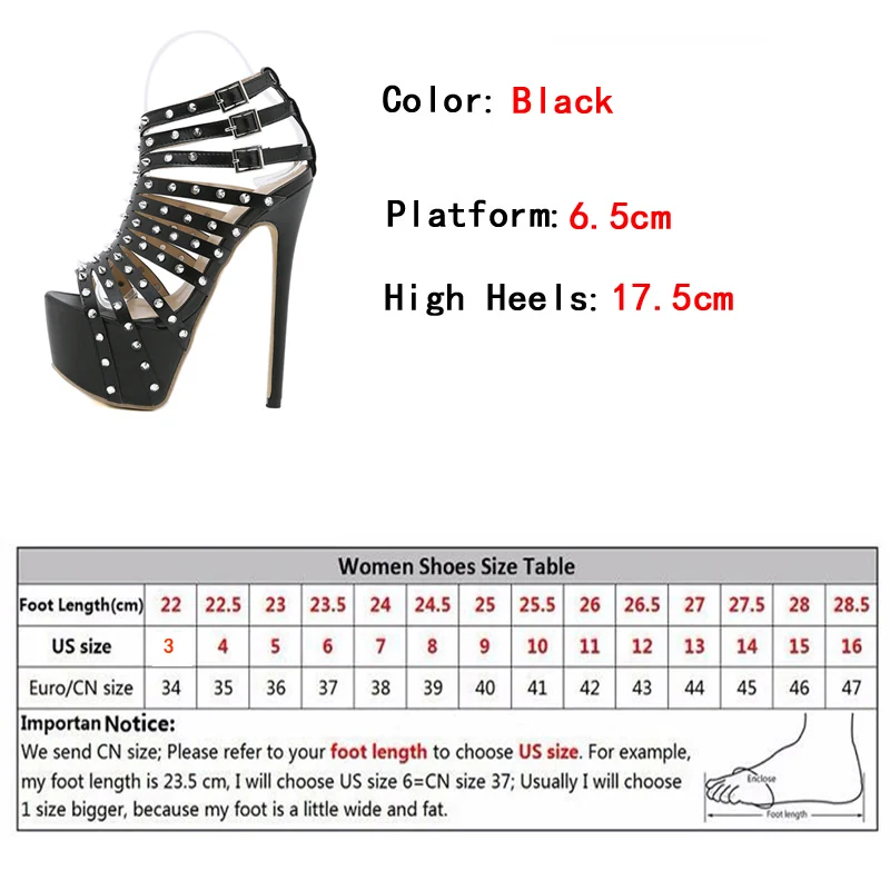 2025 Summer Platform High Heels Sandals Women Sexy Peep Toe Pumps Rivet Decoration Pole Dance Shoes 4 2025 Summer Platform High Heels Sandals Women Sexy Peep Toe Pumps Rivet Decoration Pole Dance Shoes
