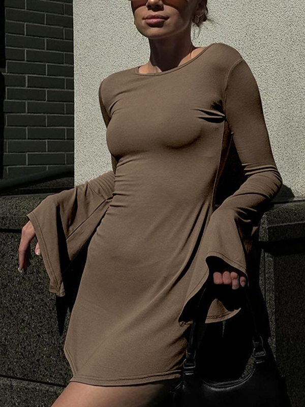 Elegant Slim Fit Super Soft Close To The Body Mini Dresses