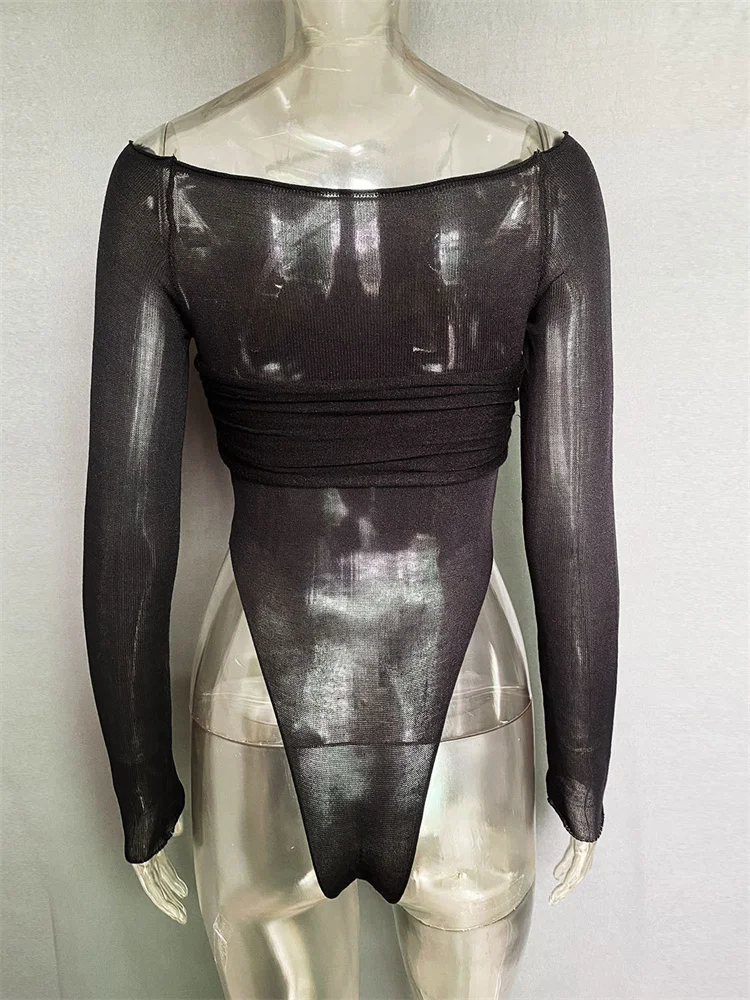 Ootddress Sheer Sexy Bodysuit Lingerie Mesh See-Through Body Tops Women 2025 New Long Sleeve Twist Wrap Backless Top Tees Bodysuits 10 Ootddress Sheer Sexy Bodysuit Lingerie Mesh See-Through Body Tops Women 2025 New Long Sleeve Twist Wrap Backless Top Tees Bodysuits