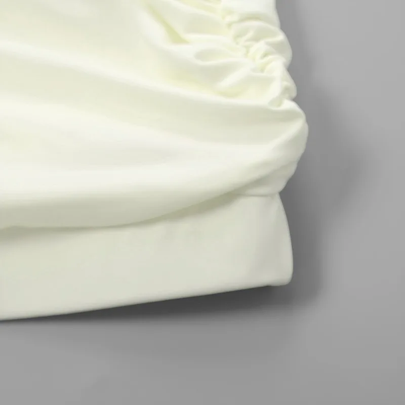 Ootddress High Waist Bodycon Long Skirt For Women 2025 Casual Hollow Out Tassel Faldas Ajustadas Side Slit Party Maxi Skirts Woman