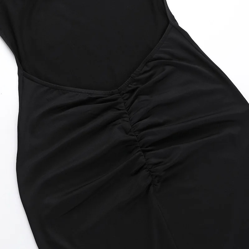 Ootddress Strapless Backless Sexy Maxi Dress For Women Black Solid Off-shoulder Sleeveless Bodycon Club Party Long Dress Elegant 13 Ootddress Strapless Backless Sexy Maxi Dress For Women Black Solid Off-shoulder Sleeveless Bodycon Club Party Long Dress Elegant