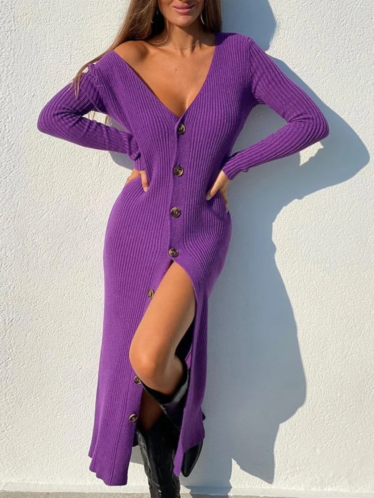 Ootddress Spring New Knitted Sweater Dress V Neck Long Sleeve Bodycon Midi Dress Cardigan Knitwear Ladies Casual White Dresses 2025 22 Ootddress Spring New Knitted Sweater Dress V Neck Long Sleeve Bodycon Midi Dress Cardigan Knitwear Ladies Casual White Dresses 2025