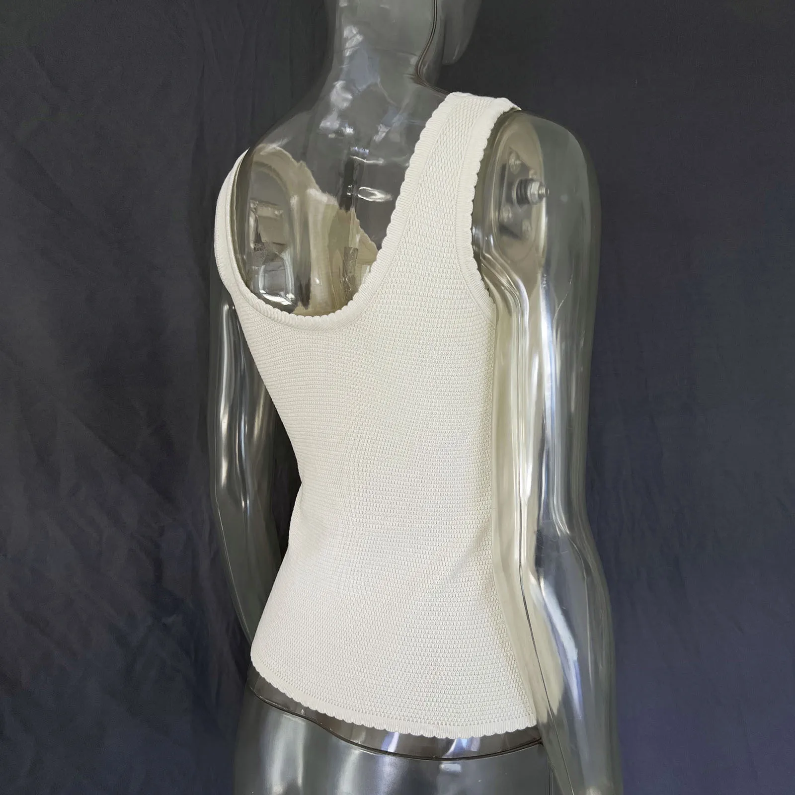 Ootddress Contrast Lace-Up Backless Tank Top For Women Summer Fashion V-Neck Cropped Y2k Top Vest Strapless Slim Female Tank Top New