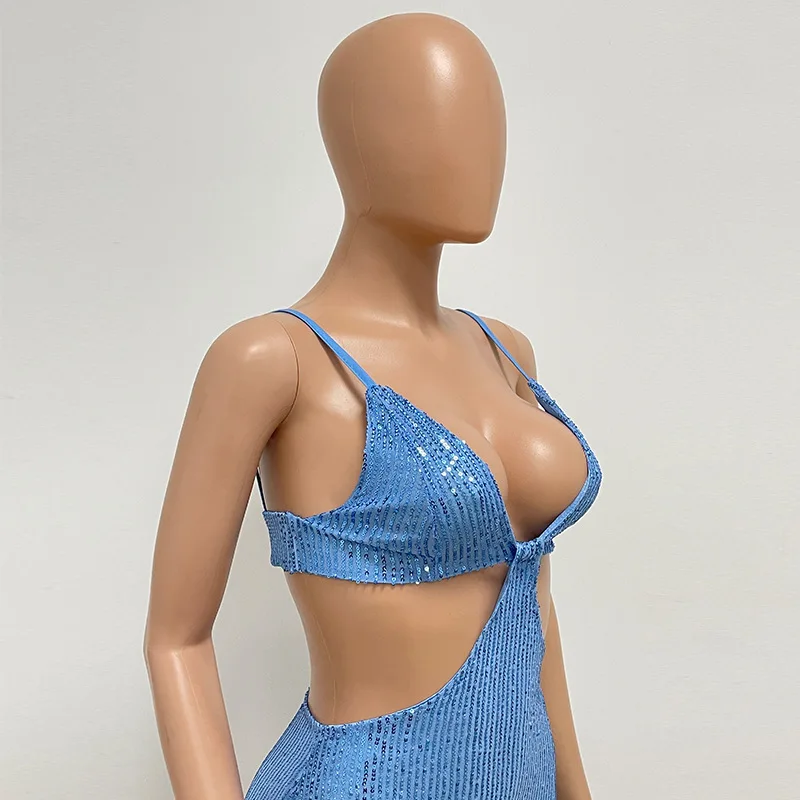 Sexy Hollow High Waist Slit Evening Dress Fashion Sequined Backless Sleeveless Elegant Party Dresses Solid Long Graduation Dress 79 Sexy Hollow High Waist Slit Evening Dress Fashion Sequined Backless Sleeveless Elegant Party Dresses Solid Long Graduation Dress