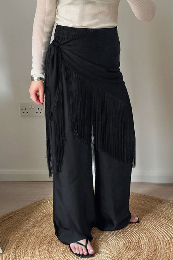 Isla Multi-Way Fringe Scarf