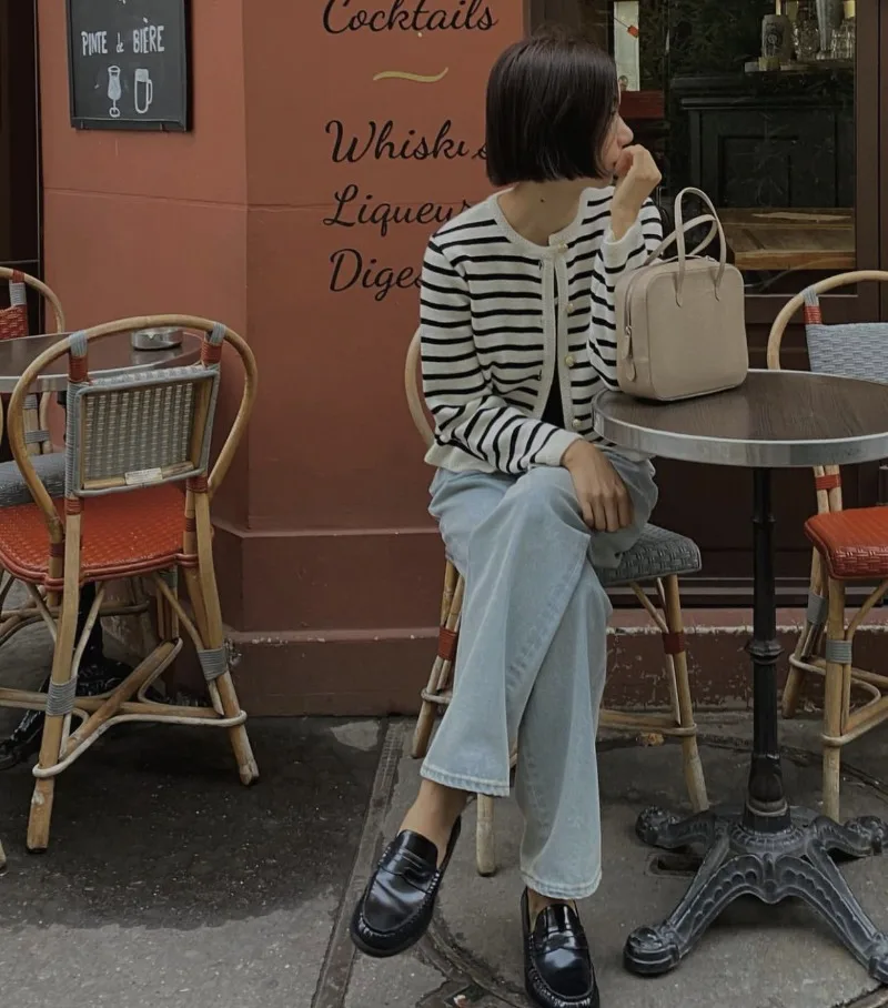 Ootddress Knitted Shorts 2 Piece Sets Womens Outfits Casual Loose Cardigan Sweater Woman Winter Street High Waist Short Suits Women