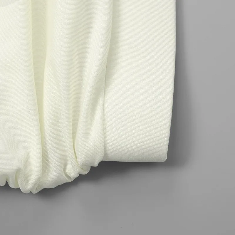 Ootddress High Waist Bodycon Long Skirt For Women 2025 Casual Hollow Out Tassel Faldas Ajustadas Side Slit Party Maxi Skirts Woman