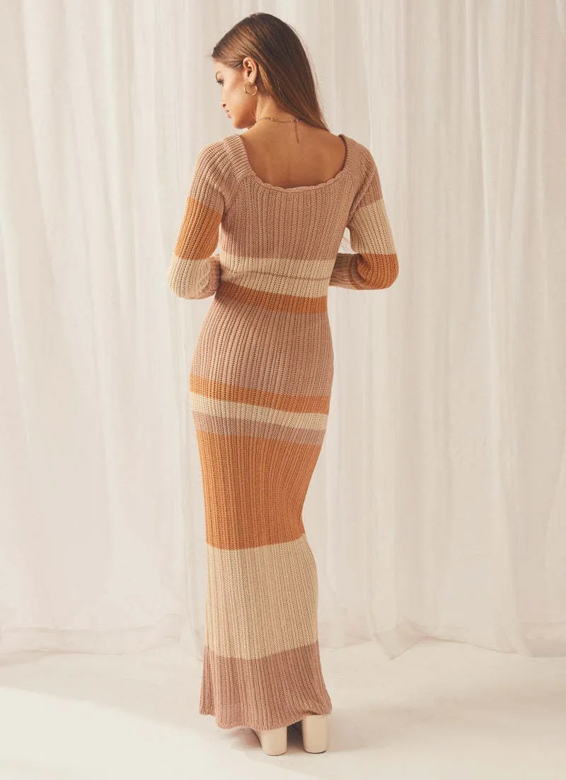 Ootddress Hollow Out Knitwear Striped Maxi Dress For Women Contrast High Waist Long Sleeve Elegant Holiday Autumn Long Dress Female 16 Ootddress Hollow Out Knitwear Striped Maxi Dress For Women Contrast High Waist Long Sleeve Elegant Holiday Autumn Long Dress Female