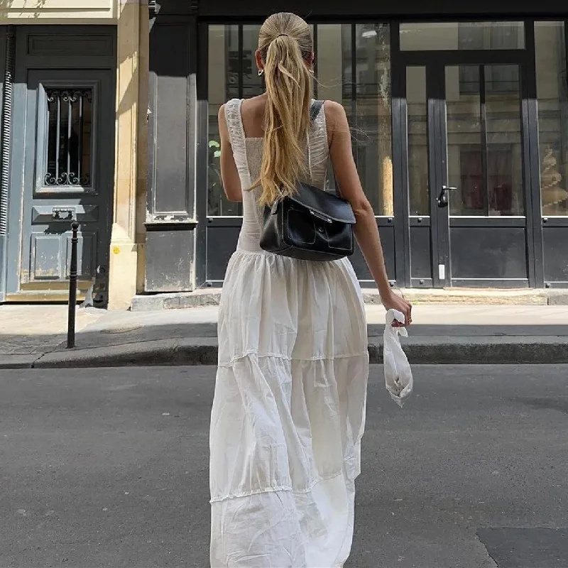Ootddress Lace Up Slim Maxi Dresses For Women High Waist Corset Dress Womens Whitewedding Holiday Elegant Fashion Folds Dress Woman 19 Ootddress Lace Up Slim Maxi Dresses For Women High Waist Corset Dress Womens Whitewedding Holiday Elegant Fashion Folds Dress Woman