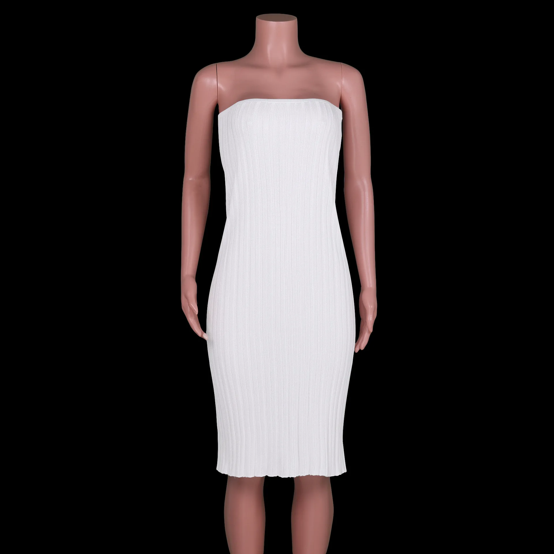 Ootddress Summer Beach Cover-Up Skirts For Women Casual Ribbed Knit Maxi Skirt White Bodycon Dress Slim Bottom Cover Up Y2k Skirt 11 Ootddress Summer Beach Cover-Up Skirts For Women Casual Ribbed Knit Maxi Skirt White Bodycon Dress Slim Bottom Cover Up Y2k Skirt