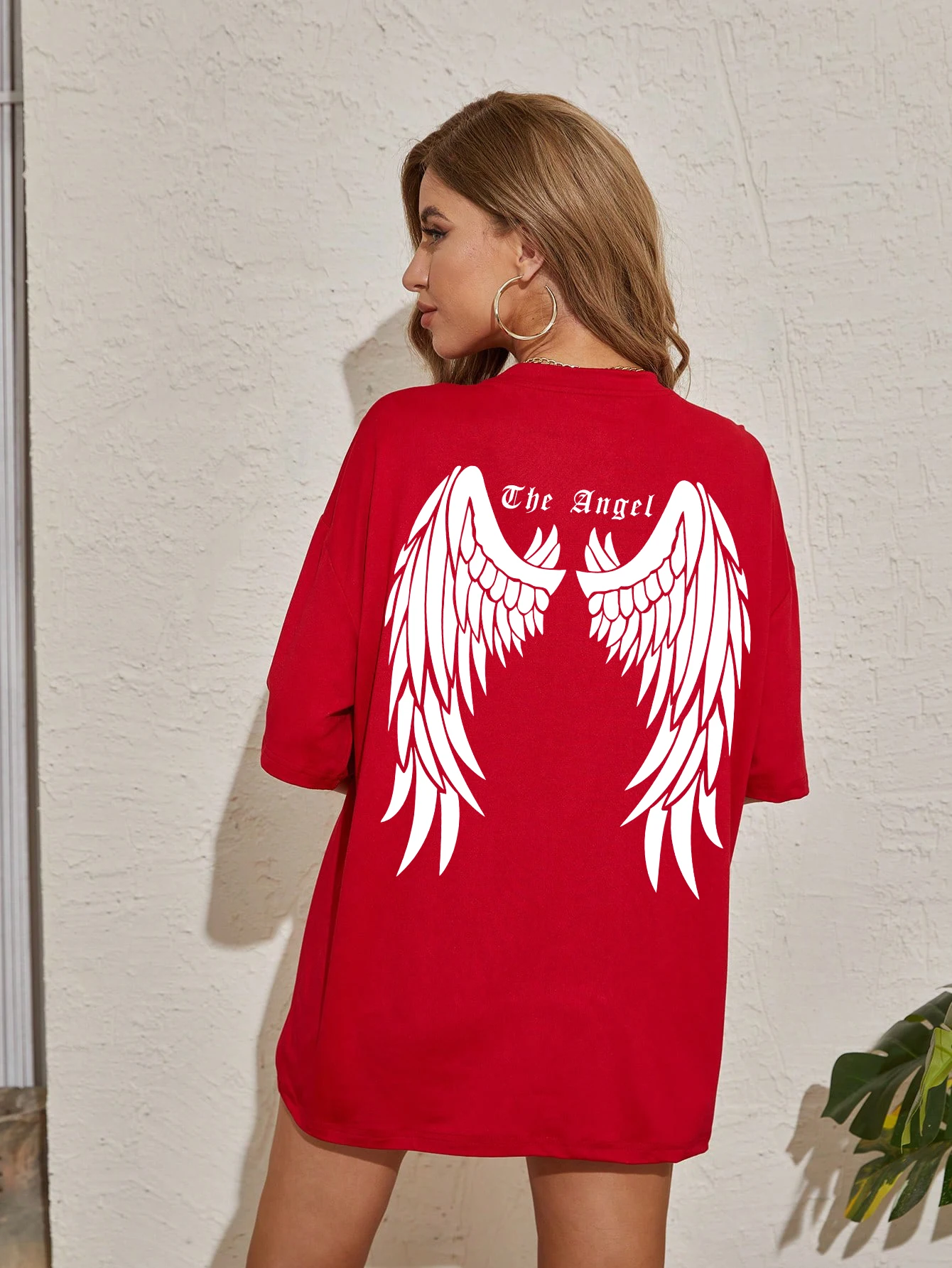 Dark Angel Wing Hot sale Graphic Printed T-Shirts For Women Loose Oversized Clothing Hip Hop Street Tshirt Cotton Short Sleeves 15 Dark Angel Wing Hot sale Graphic Printed T-Shirts For Women Loose Oversized Clothing Hip Hop Street Tshirt Cotton Short Sleeves