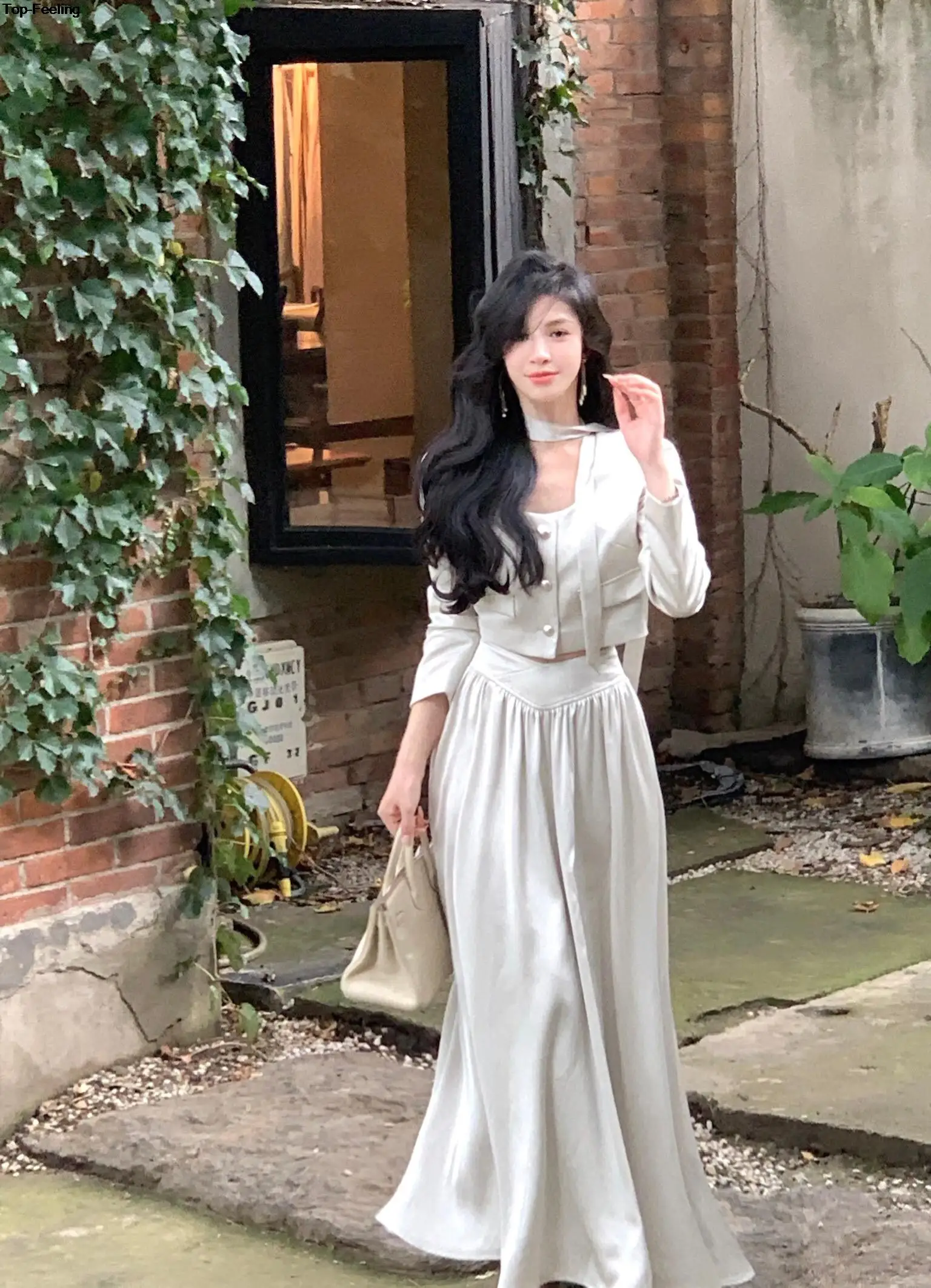 Autumn New Elegant Skirt 2 Piece Sets for Women's Korean Fashion Button Blazer High Waist A-line Skirts Suit Y2k Outfits Clothes 35 Autumn New Elegant Skirt 2 Piece Sets for Women's Korean Fashion Button Blazer High Waist A-line Skirts Suit Y2k Outfits Clothes
