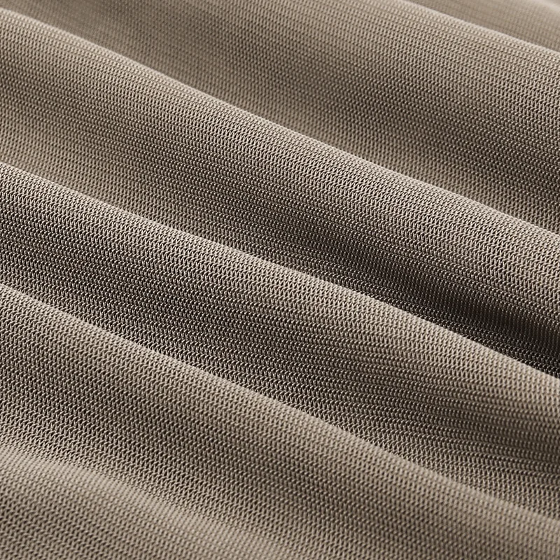 Ootddress Folds Sunflower Tank Top Women Mesh Bodycon Sleeveless Slim Crop Tops Ladies Club Party Sexy Backless Bandage Vest Woman