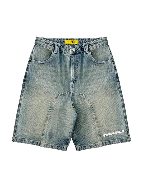Retro Casual Denim Shorts