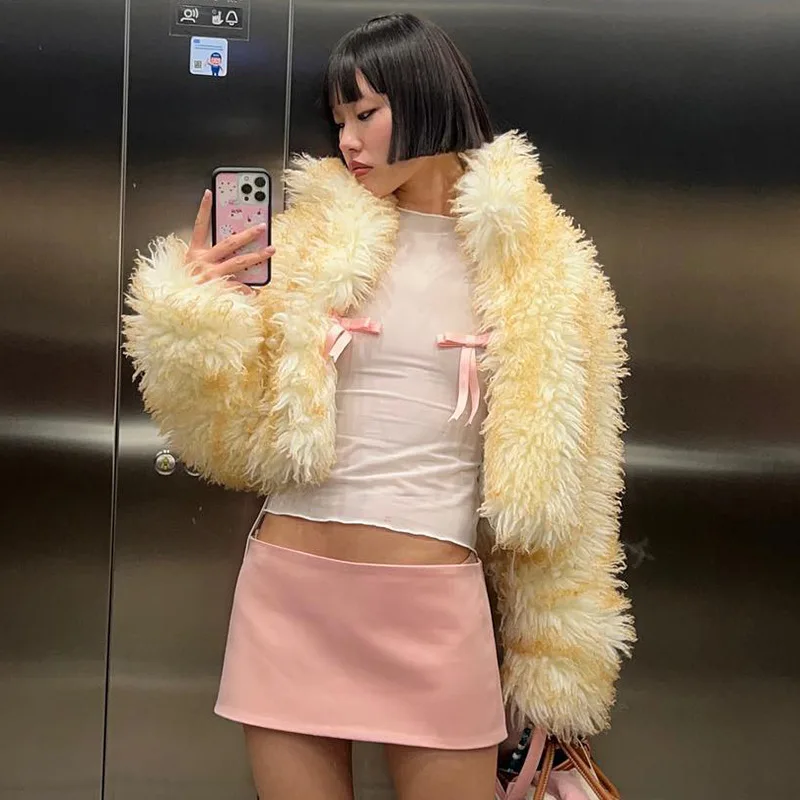 Ootddress Splice Bow Shirts For Women Slim O Neck Long Sleeve Crop Tops Female 2025 Autumn Fashion Bodycon White Tshirts Ladies New