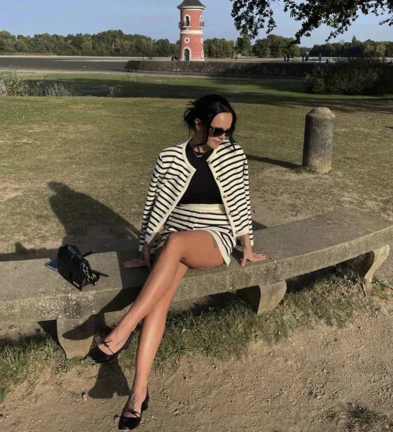 Ootddress Knitted Shorts 2 Piece Sets Womens Outfits Casual Loose Cardigan Sweater Woman Winter Street High Waist Short Suits Women