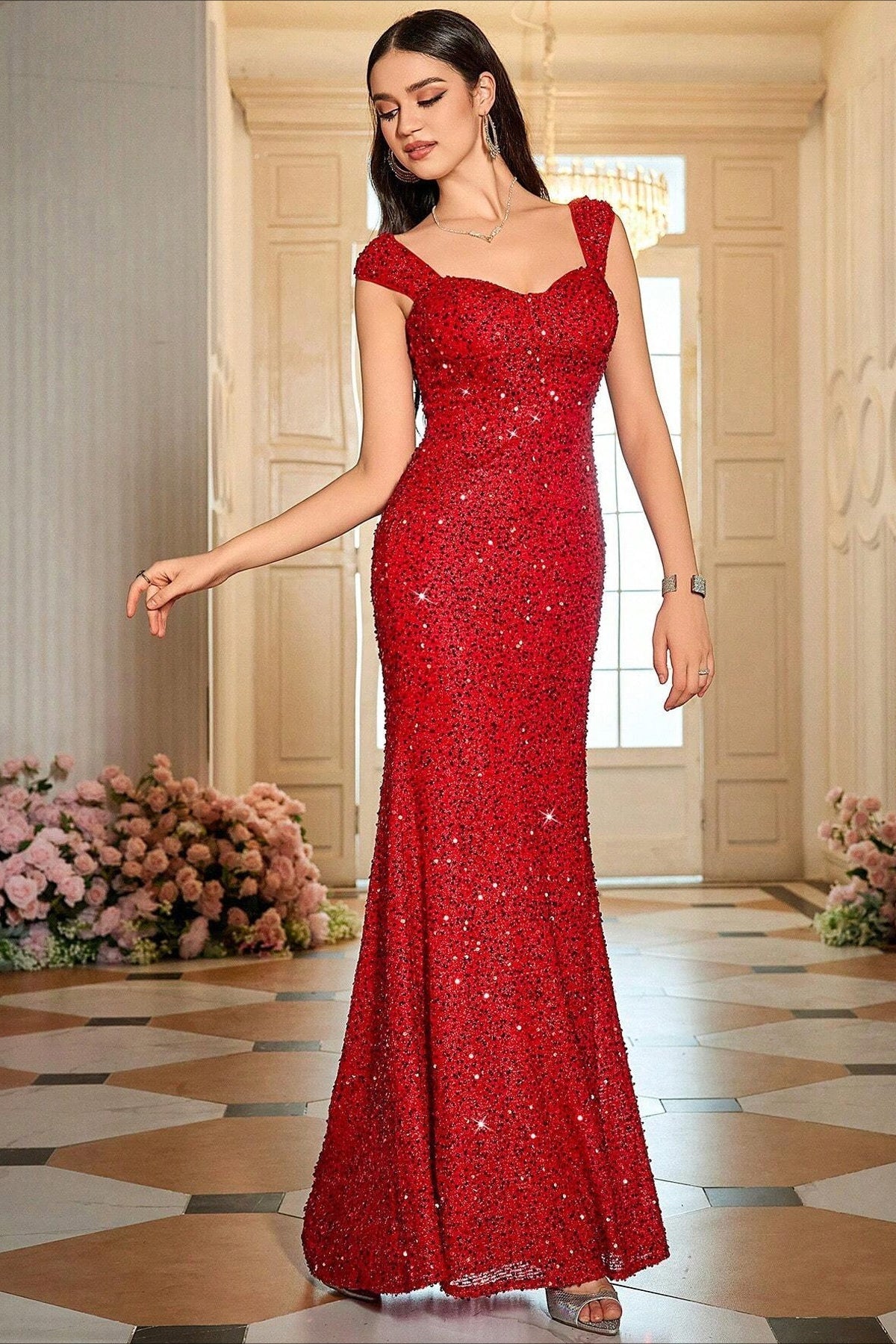 Empire Waist Slip Maxi Dress