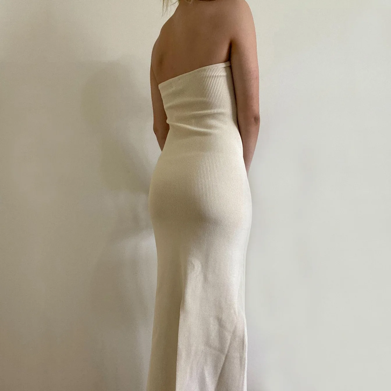 Ootddress Strapless Knit Maxi Dresses For Women Summer Beach Party Bodycon Dress Off-Shoulder Twist Knitting Evening Backless Dress 28 Ootddress Strapless Knit Maxi Dresses For Women Summer Beach Party Bodycon Dress Off-Shoulder Twist Knitting Evening Backless Dress