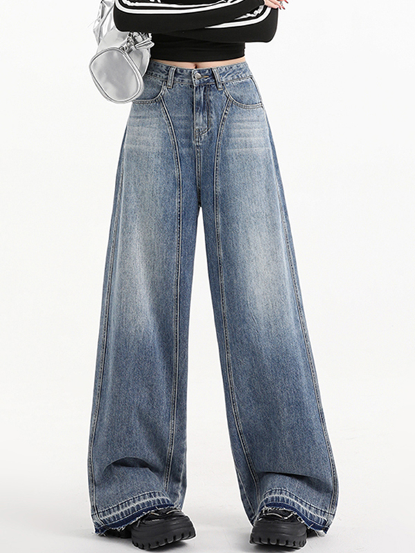 Retro Spicy Girl Style Boyfriend Jeans