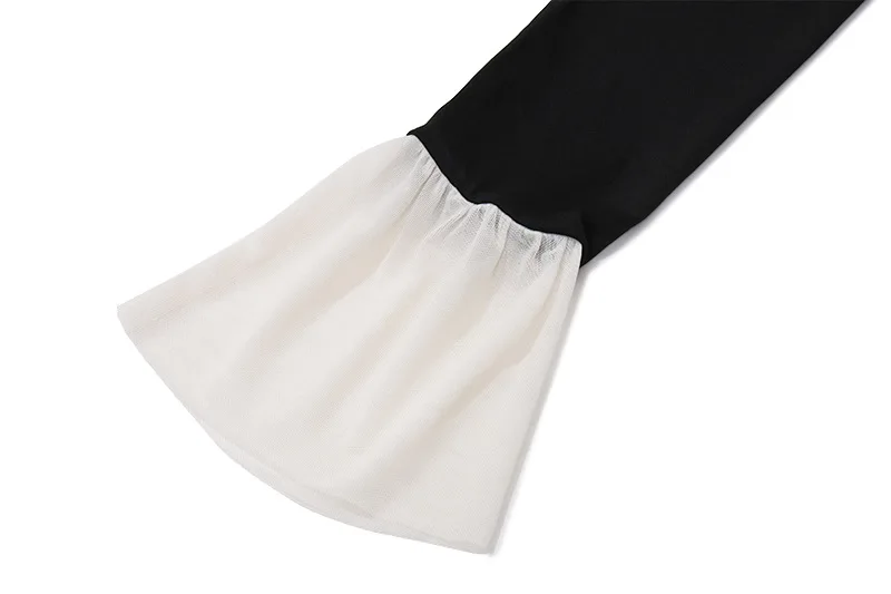 Ootddress Lace Folds Mini Dress For Women Off The Shoulders Bodycon Splice Sexy Dress Women's Clubwear Fashion Slim Dresses Female