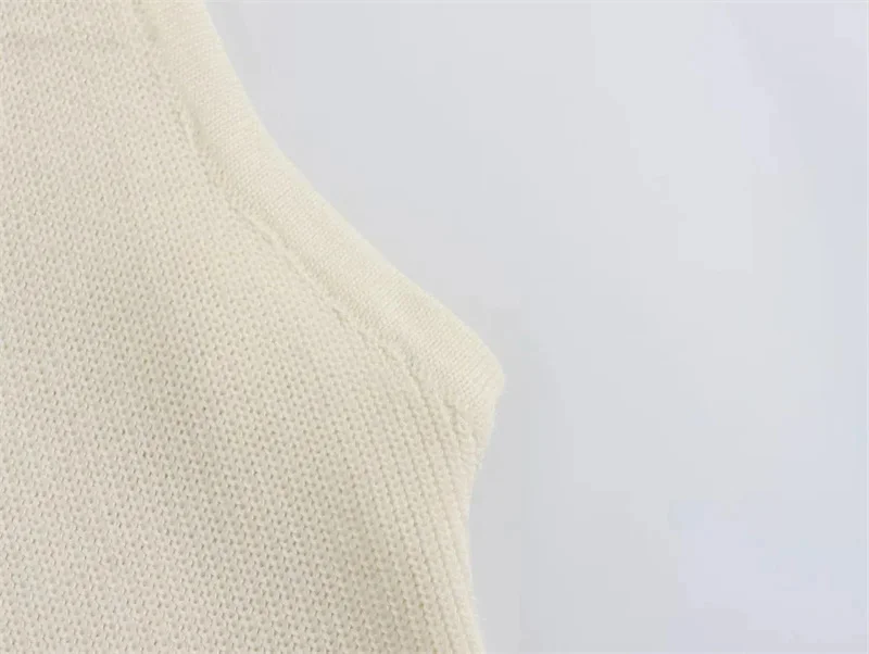 Ootddress Knit Ribbed Cardigan Maxi Dress Female High Waist Slim Pocket Sleeveless Elegant Party Dress Women's Knitwear Long Dress