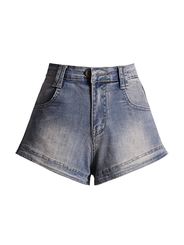 Summer Loose Wide Leg Denim Shorts
