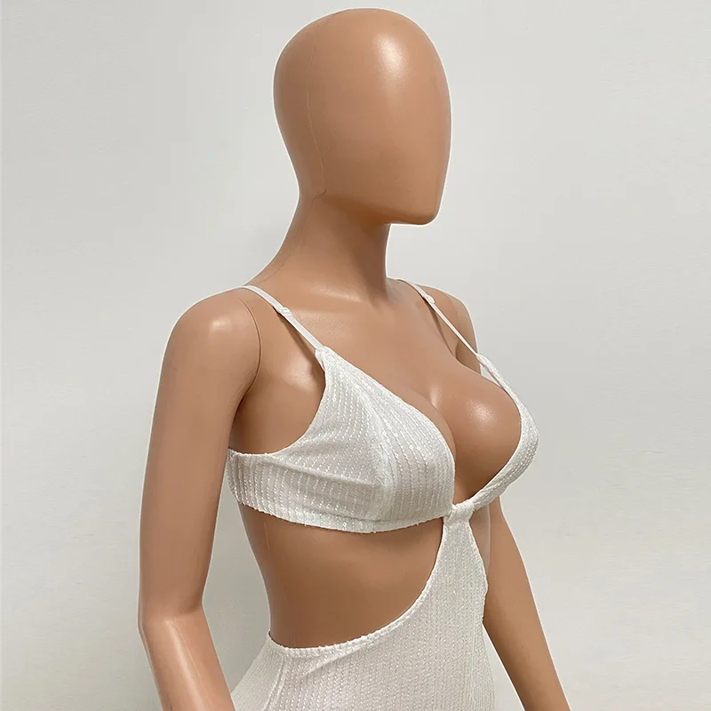 Sexy Hollow High Waist Slit Evening Dress Fashion Sequined Backless Sleeveless Elegant Party Dresses Solid Long Graduation Dress 103 Sexy Hollow High Waist Slit Evening Dress Fashion Sequined Backless Sleeveless Elegant Party Dresses Solid Long Graduation Dress