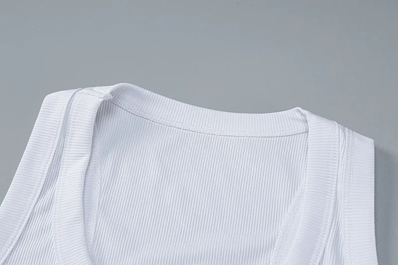 Ootddress Female Slim Patchwork Tank Top Sleeveless Casual White Y2k Top Slim Inner Basic Summer Vest Sexy For Women Crop top Vest 19 Ootddress Female Slim Patchwork Tank Top Sleeveless Casual White Y2k Top Slim Inner Basic Summer Vest Sexy For Women Crop top Vest