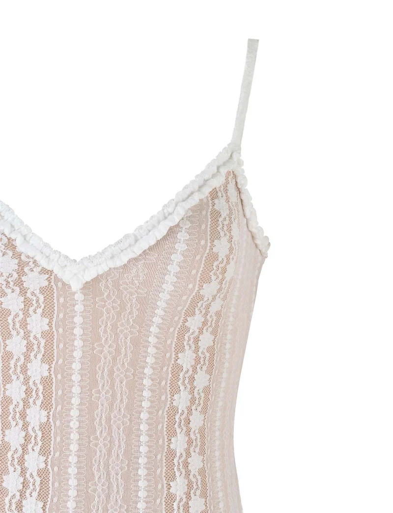 Ootddress Lace Dress Sets Women Bodycon Long Sleeve Cover-up Ladies Split V Neck Slim High Waist Dresses For Woman Summer Casual