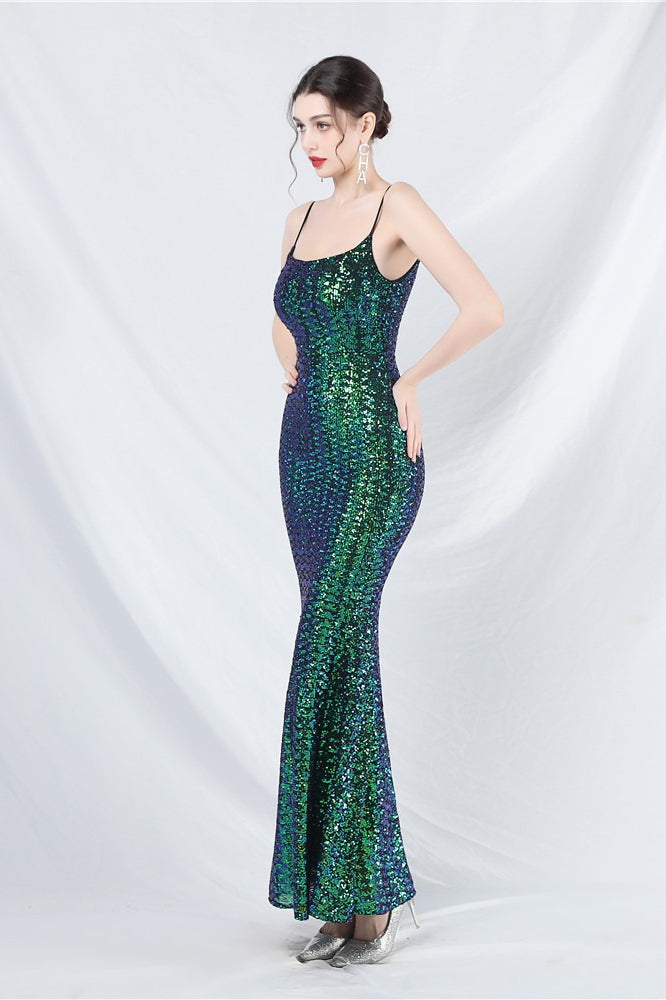 Sequin Cami Maxi Dress