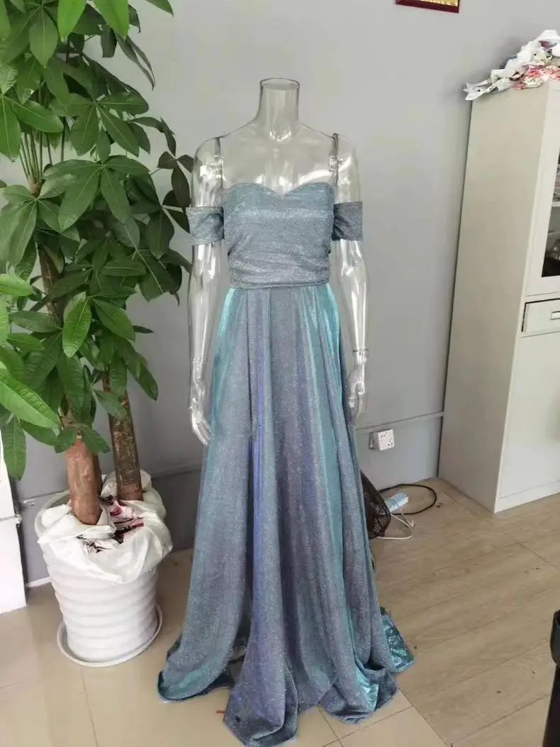 Sexy Backless High Waist Slit Party Dress Fashion Blue Sequined Long Formal Occasion Evening Dress Elegant Dresses for Women 5 Sexy Backless High Waist Slit Party Dress Fashion Blue Sequined Long Formal Occasion Evening Dress Elegant Dresses for Women