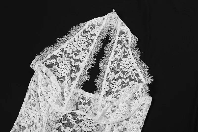 Ootddress Sexy Lace Sleeveless Autumn Women New Dress Women Temperament Lace Hanging Collar Long Sexy Backless Evening Dress 21 Ootddress Sexy Lace Sleeveless Autumn Women New Dress Women Temperament Lace Hanging Collar Long Sexy Backless Evening Dress