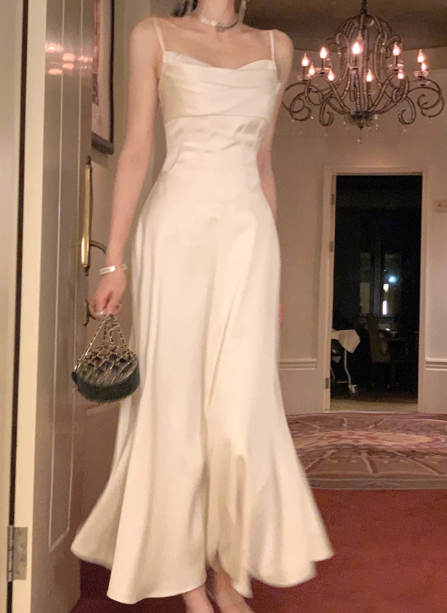 New Summer Satin Midi Dress Women Slim Spaghetti Strap Elegant Party Dresses Wedding Evening Birthday Backless Prom Robe Clothes 27 New Summer Satin Midi Dress Women Slim Spaghetti Strap Elegant Party Dresses Wedding Evening Birthday Backless Prom Robe Clothes