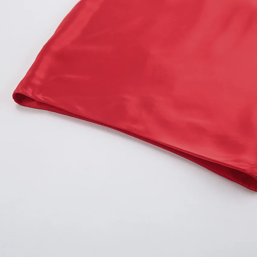 Ootddress Elegant High Waist Solid Maxi Skirt For Women Patchwork Satin Zipper Slim Ladies Party Looks Long Skirt Women's Clothes