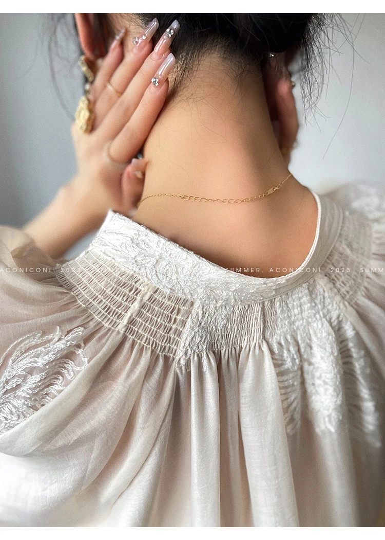 Spring Women Embroidery Evening Party Dresses Elegant Lantern Sleeve Vintage Casual A-Line Dress Female Fashion Vestidos Robe