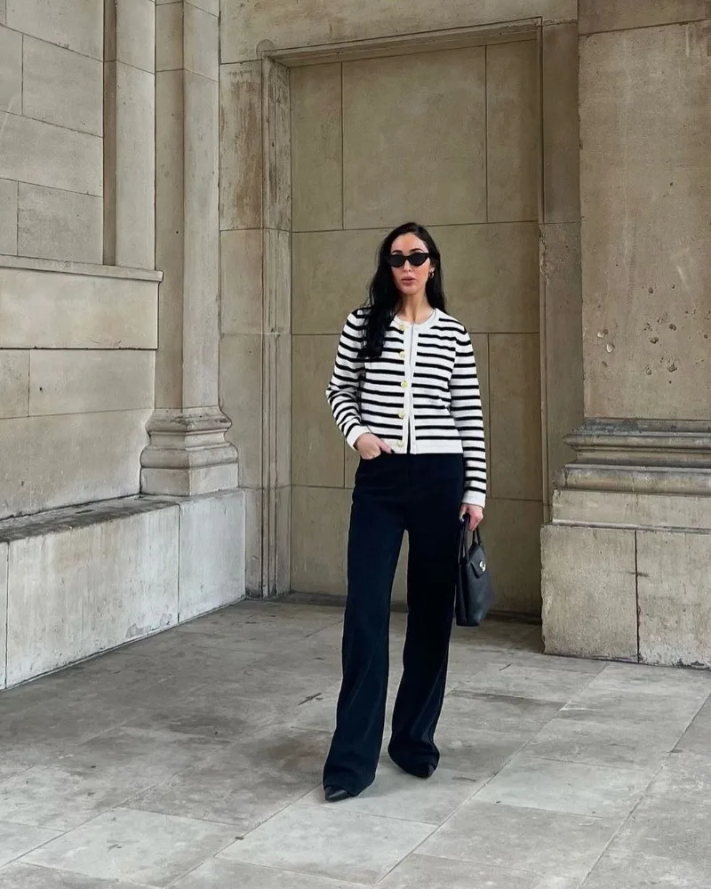 Ootddress Knitted Shorts 2 Piece Sets Womens Outfits Casual Loose Cardigan Sweater Woman Winter Street High Waist Short Suits Women