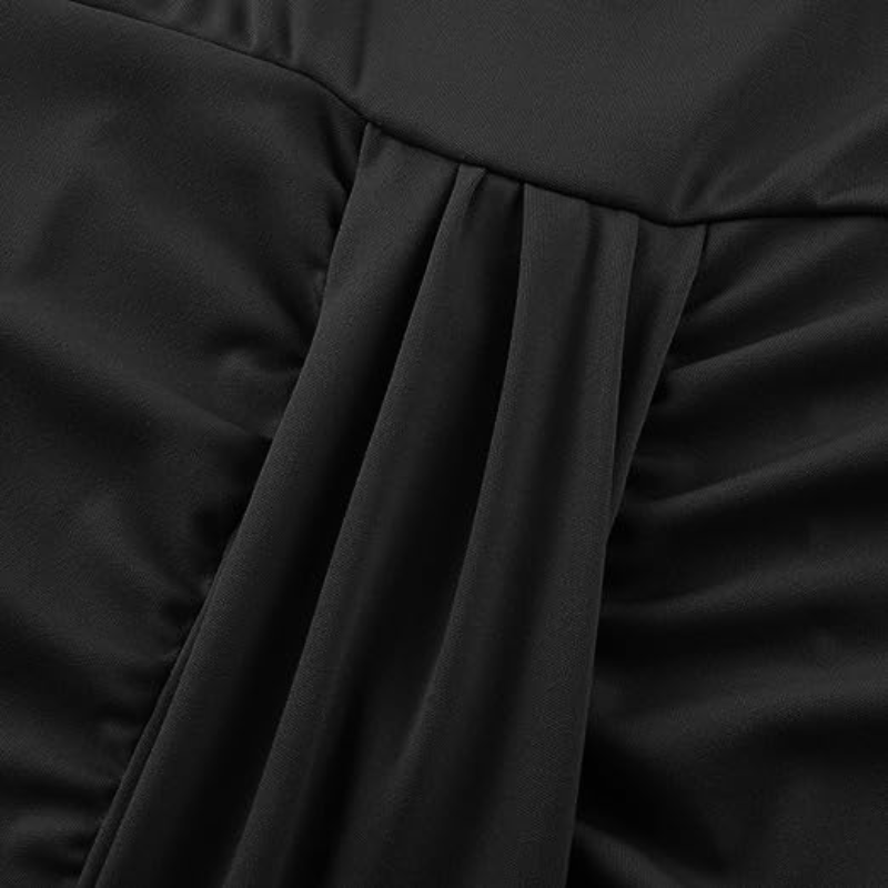 Cold Shoulder Spaghetti Strap Glitter Knit Twist Front Slit Midi Dress