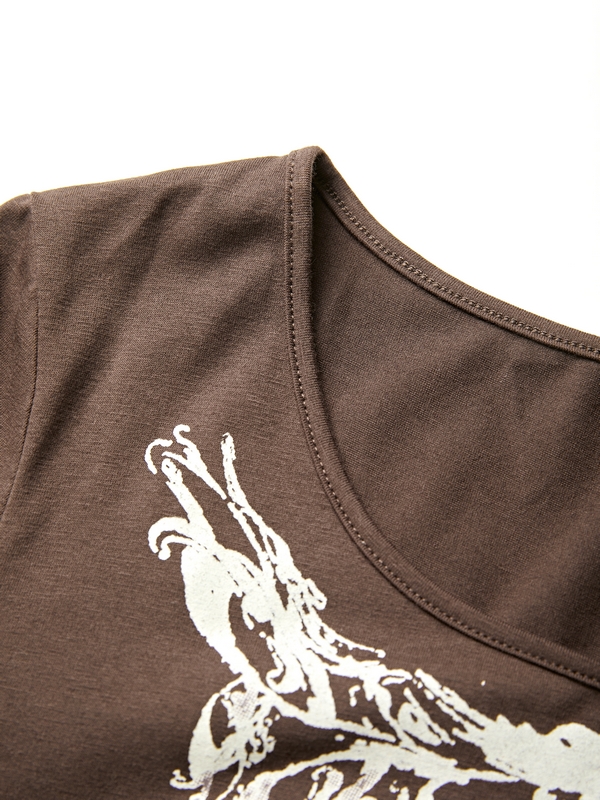 Justice Goth Punk Long Sleeve Tee