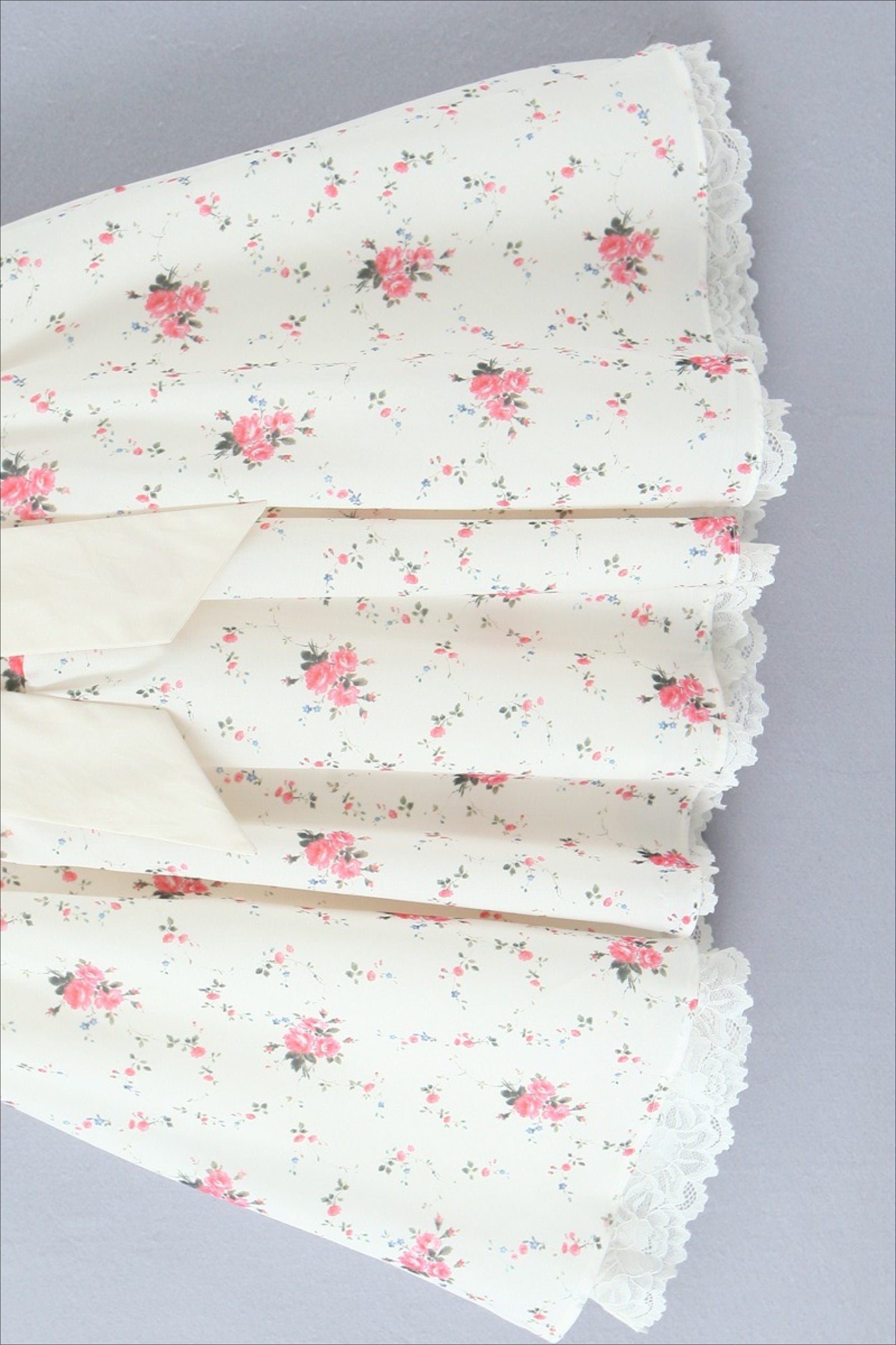 Off Shoulder Lace Trim Ribbon Bow Corset Bodice Floral Print Mini Dress