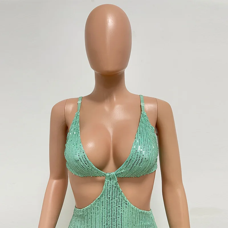 Sexy Hollow High Waist Slit Evening Dress Fashion Sequined Backless Sleeveless Elegant Party Dresses Solid Long Graduation Dress 117 Sexy Hollow High Waist Slit Evening Dress Fashion Sequined Backless Sleeveless Elegant Party Dresses Solid Long Graduation Dress