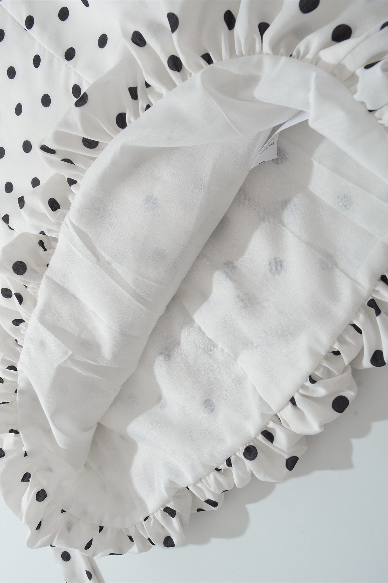 White One Shoulder Choker Neck Polka Dot Bubble Hem Mini Dress