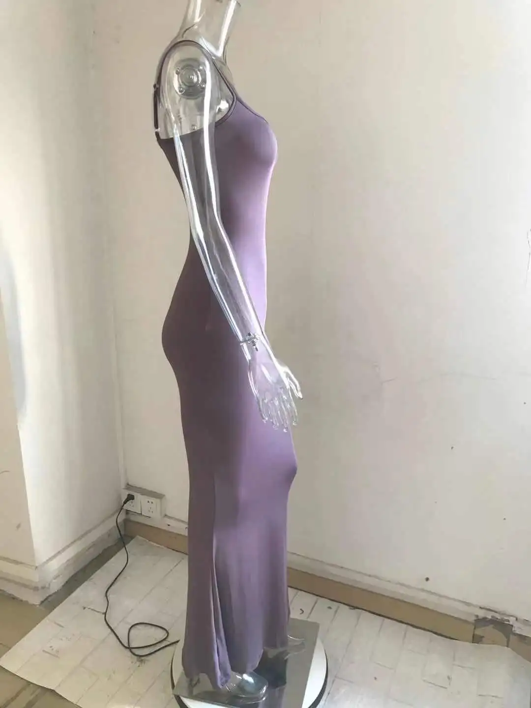 Dresses For Women 2025 Sexy Spaghetti Strap Black Long Dress Evening Y2k Sleeveless Solid Skinny Bodycon Maxi Vestidos