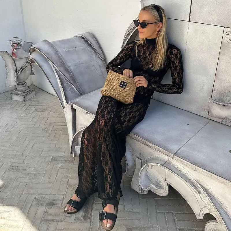 Ootddress See-through Mesh Tight Maxi Dress Sexy Hollow Out Lace Mesh Patchwork Women Fashion Full Sleeve Banquent Long Dress 2025 18 Ootddress See-through Mesh Tight Maxi Dress Sexy Hollow Out Lace Mesh Patchwork Women Fashion Full Sleeve Banquent Long Dress 2025
